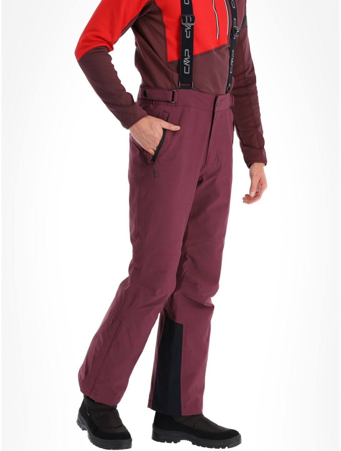 CMP, 3W17397N pantalon de ski hommes Burgundy bordeaux 