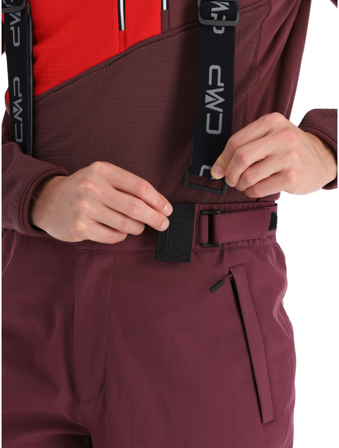 CMP, 3W17397N pantalon de ski hommes Burgundy bordeaux 