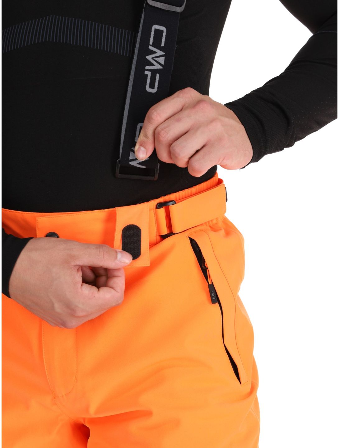 CMP, 3W17397N pantalon de ski hommes Fanta Fluo orange 