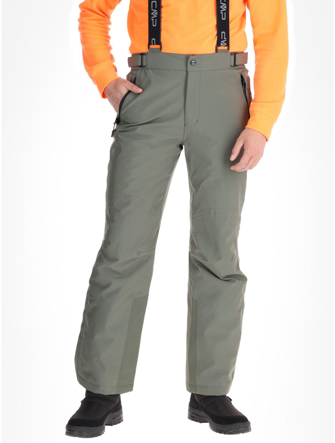 CMP, 3W17397N pantalon de ski hommes Olive vert 