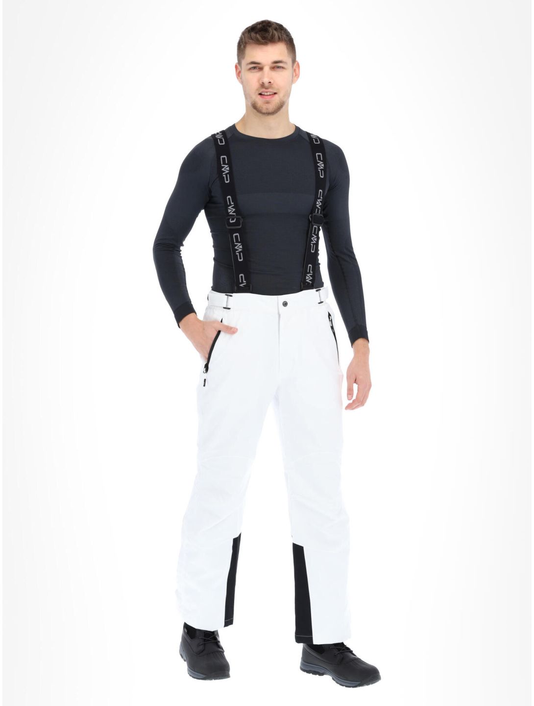 CMP, 3W17397N pantalon de ski hommes White blanc 