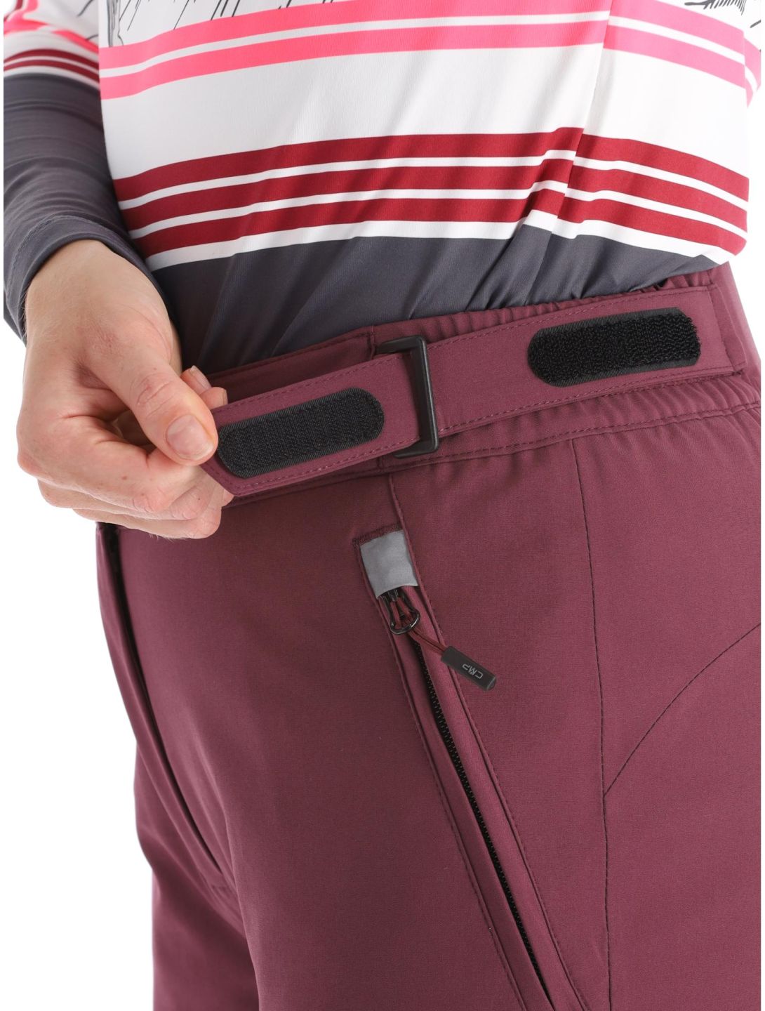 CMP, 3W18596N pantalon de ski femmes Burgundy bordeaux 