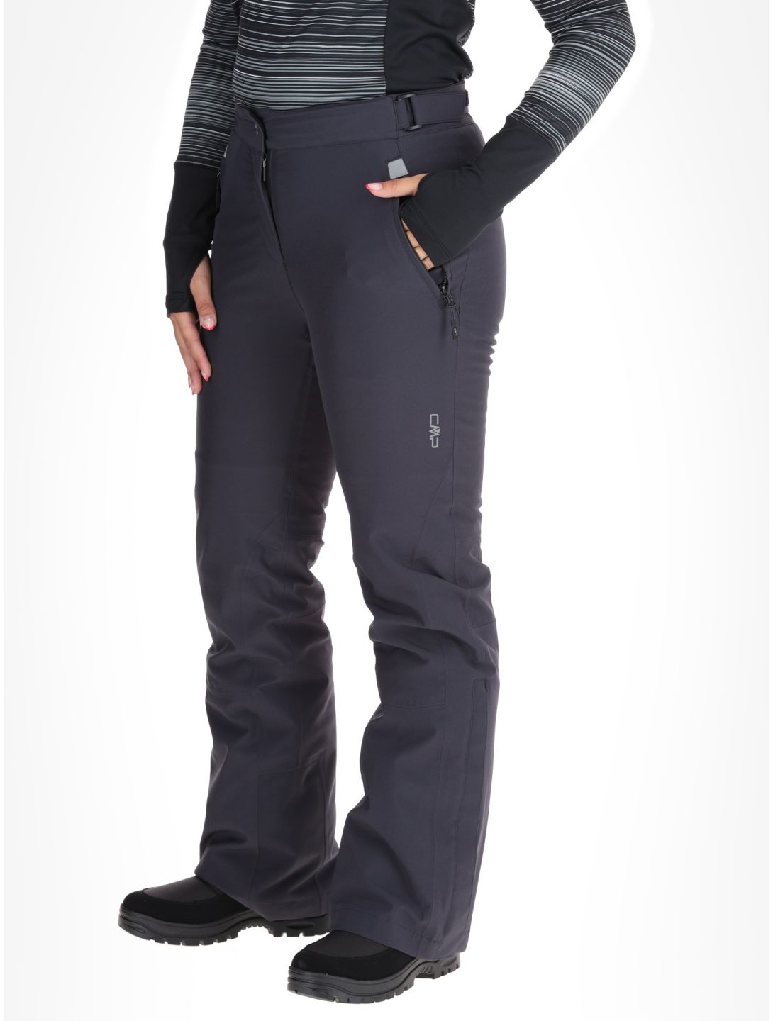 CMP, 3W18596N pantalon de ski femmes Anthracite gris 