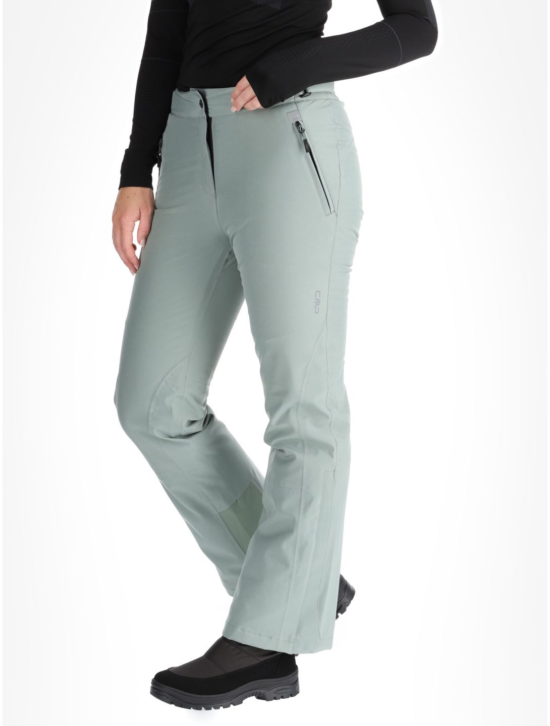 CMP, 3W18596N pantalon de ski femmes Mineral vert 