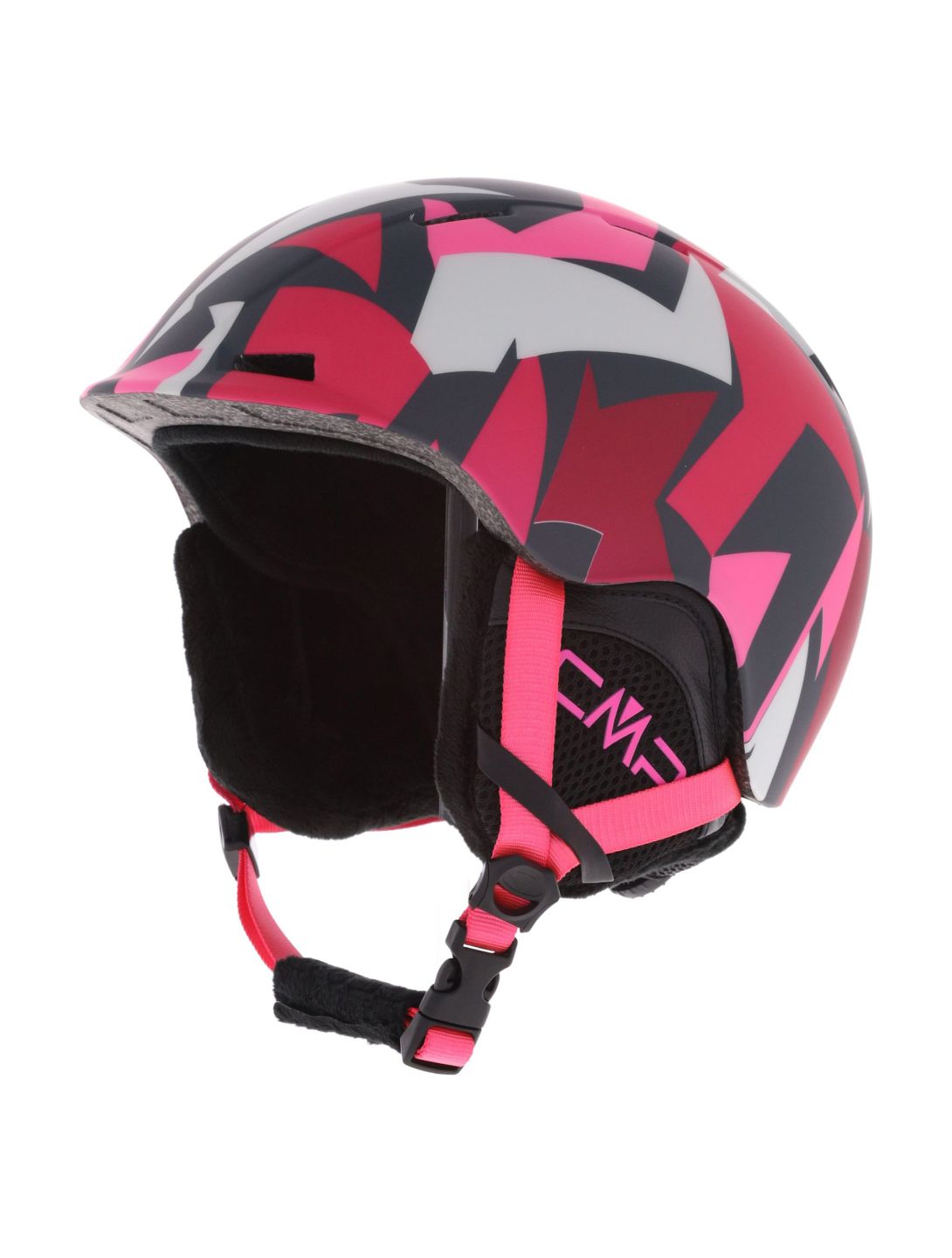 CMP, XJ-4 casque de ski enfants Magenta Pink Fluo rose, violet 