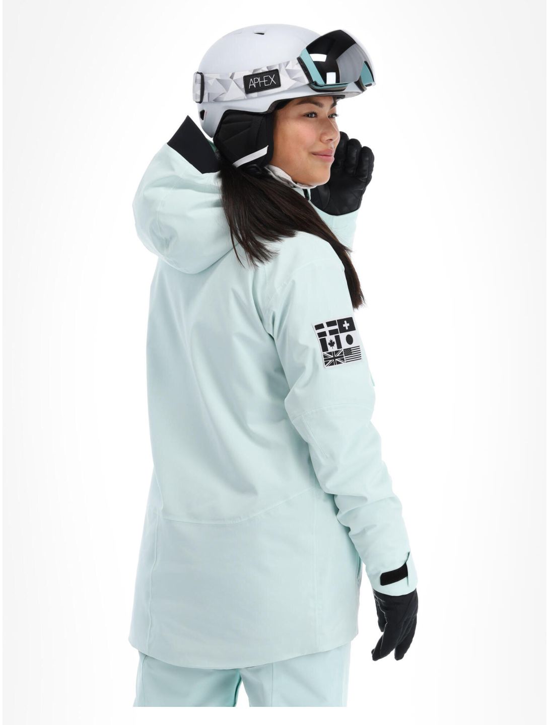 ColourWear, Cake 2.0 veste de ski femmes Light Turquoise turquoise 