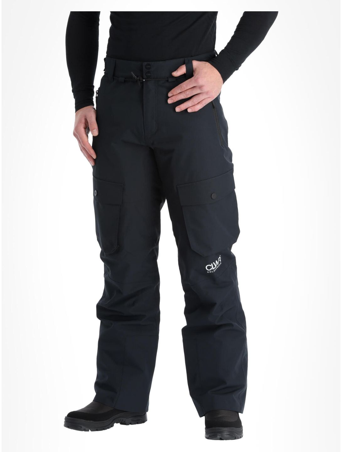 ColourWear, Flight pantalon de ski BIB model hommes Black noir 