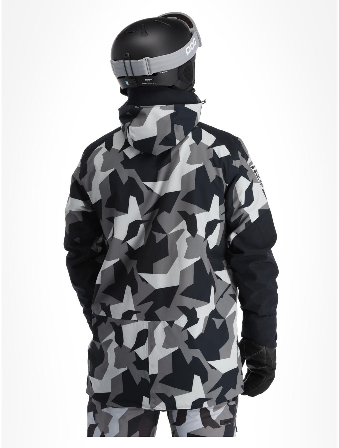 ColourWear, Foil veste de ski hommes Camo Grey gris, noir 