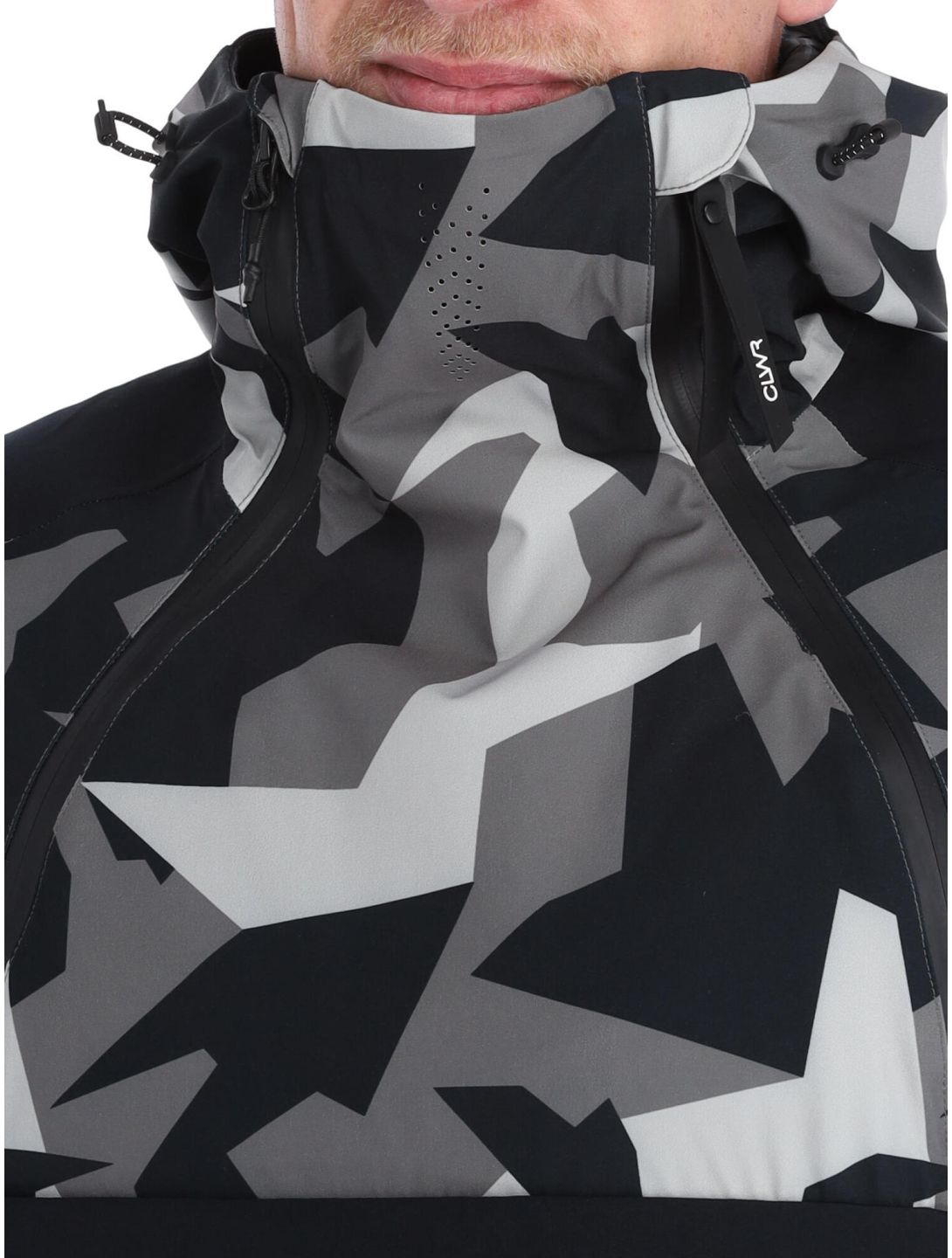 ColourWear, Foil veste de ski hommes Camo Grey gris, noir 