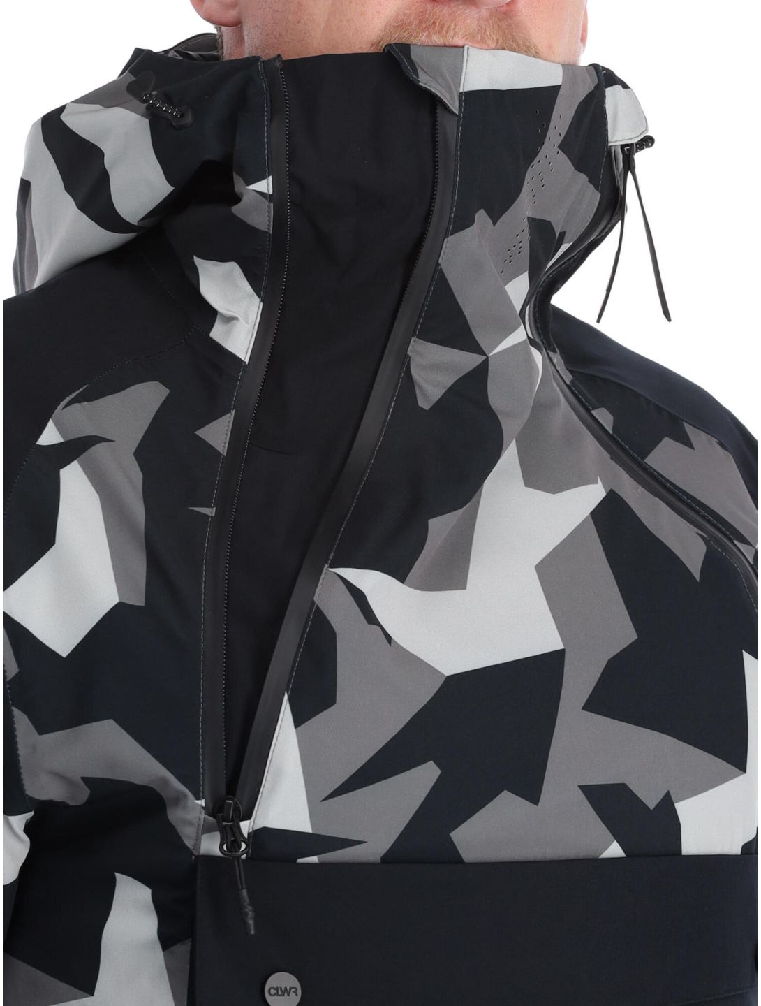 ColourWear, Foil veste de ski hommes Camo Grey gris, noir 