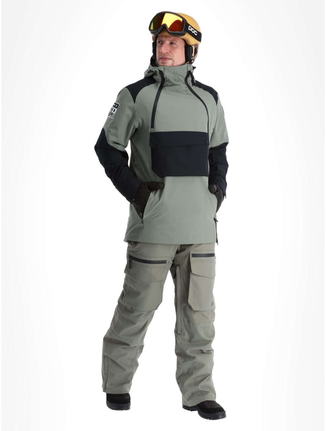 ColourWear, Foil veste de ski hommes Grey Green vert 