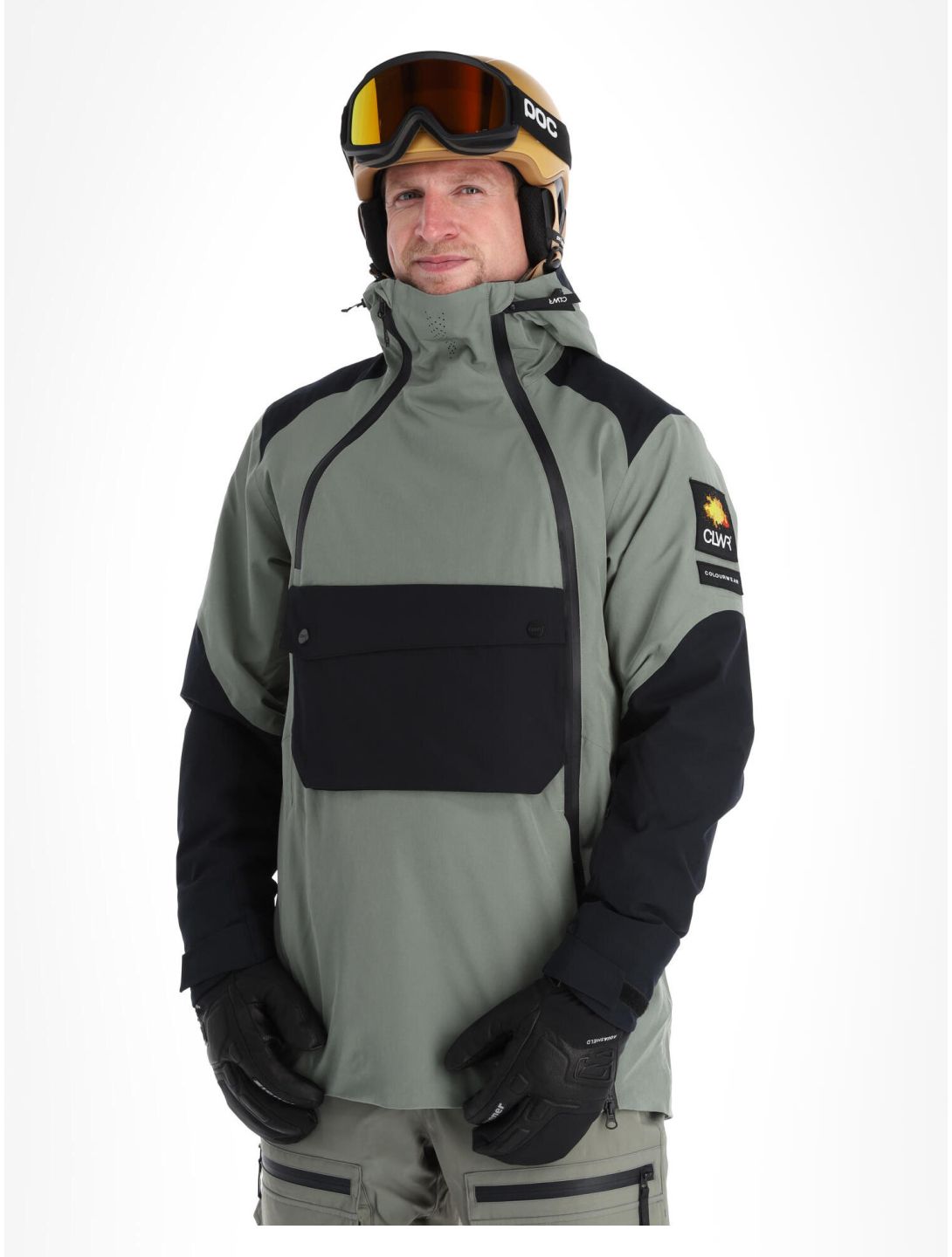 ColourWear, Foil veste de ski hommes Grey Green vert 