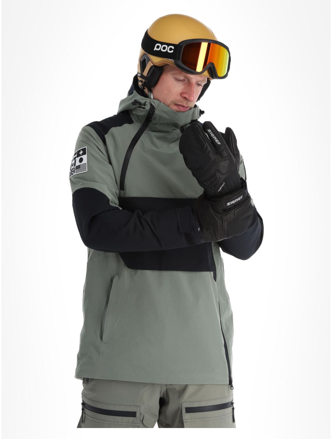 ColourWear, Foil veste de ski hommes Grey Green vert 