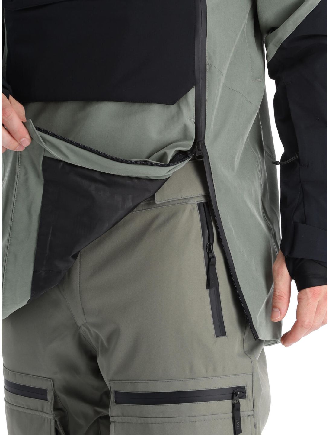 ColourWear, Foil veste de ski hommes Grey Green vert 