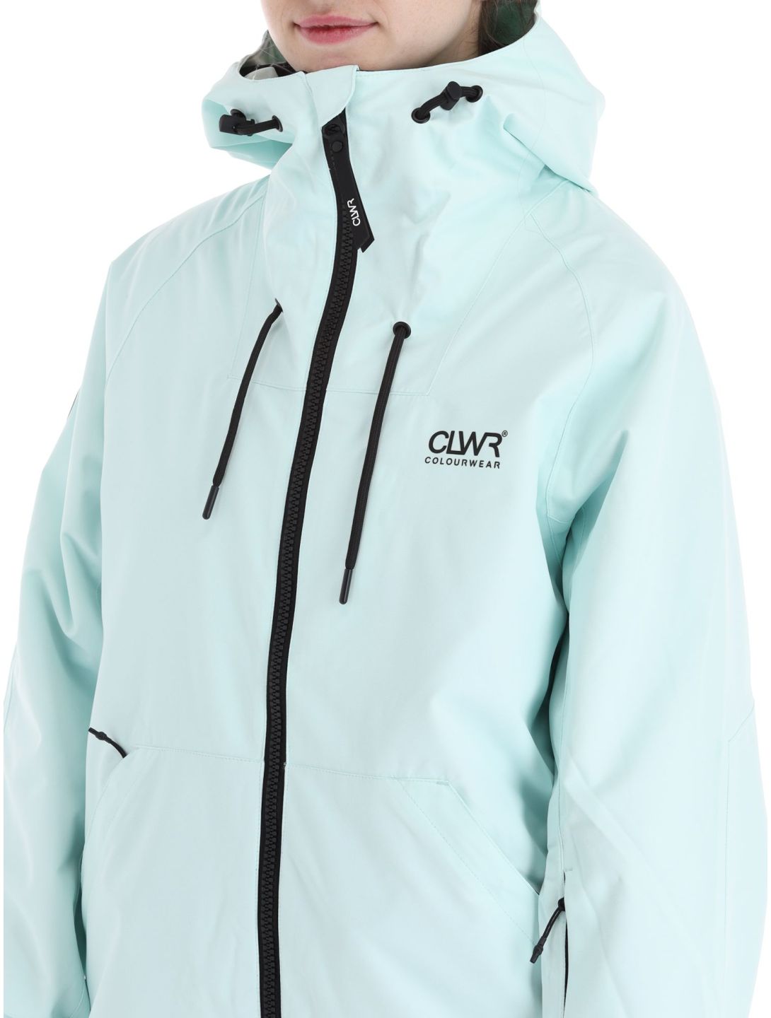 ColourWear, Leuge veste de ski femmes Light Turquoise turquoise 