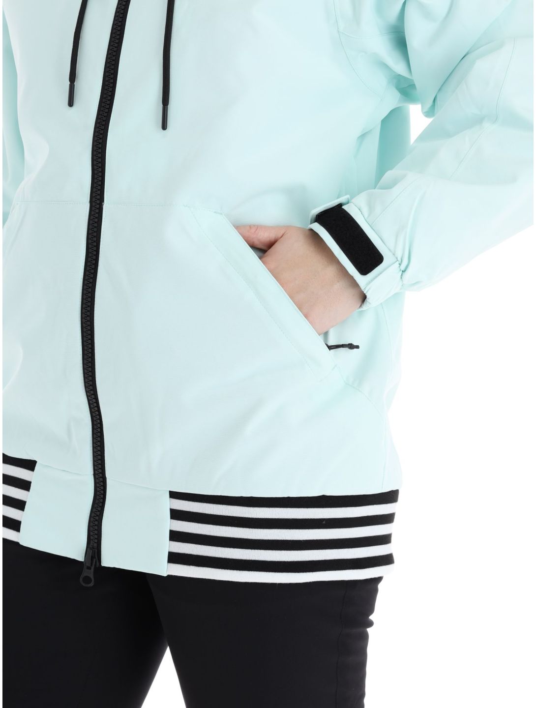 ColourWear, Leuge veste de ski femmes Light Turquoise turquoise 