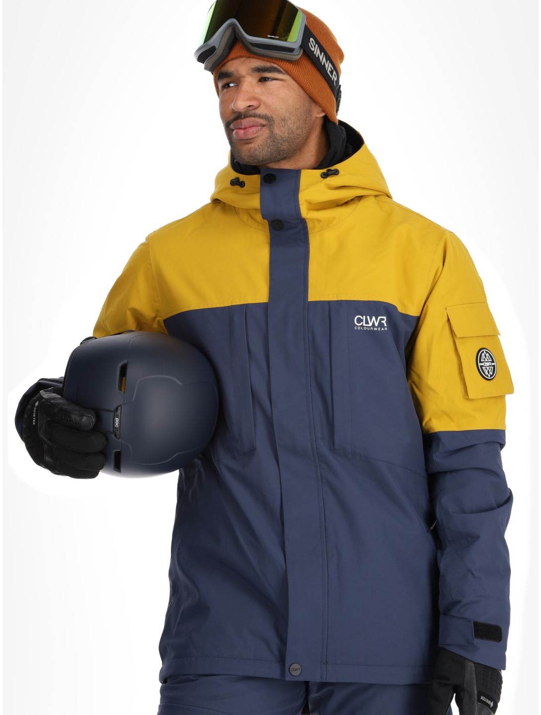 ColourWear, M Eagle veste de ski hommes Navy bleu 