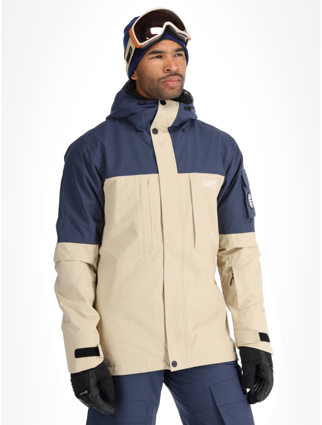 ColourWear, M Eagle veste de ski hommes Sand beige 