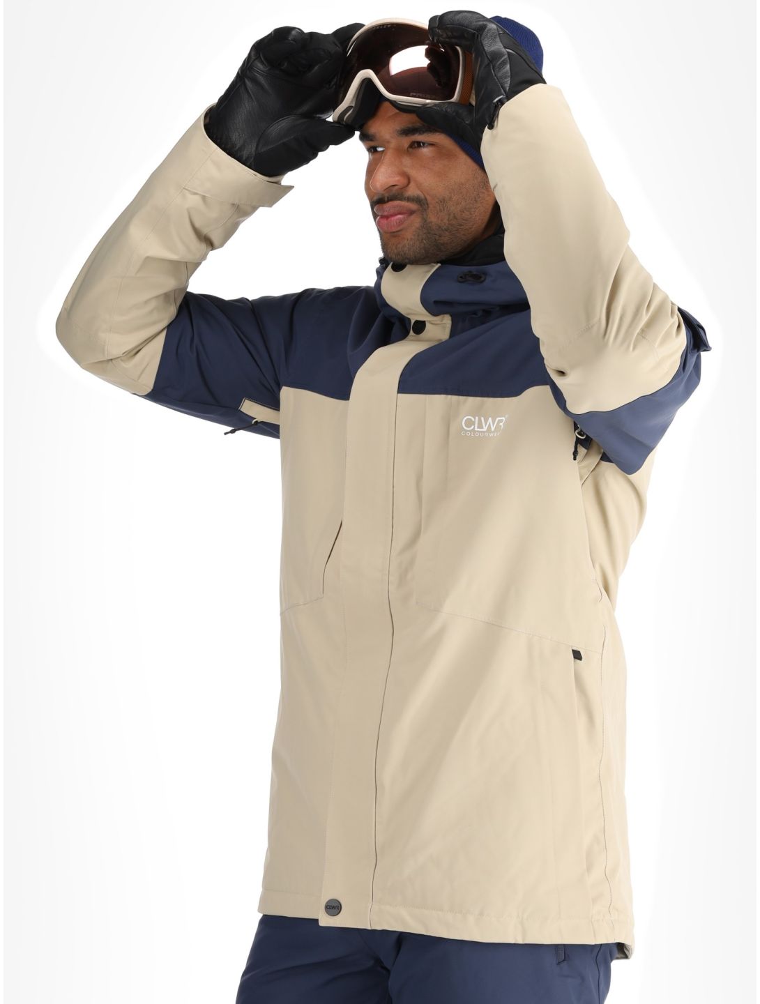 ColourWear, M Eagle veste de ski hommes Sand beige 