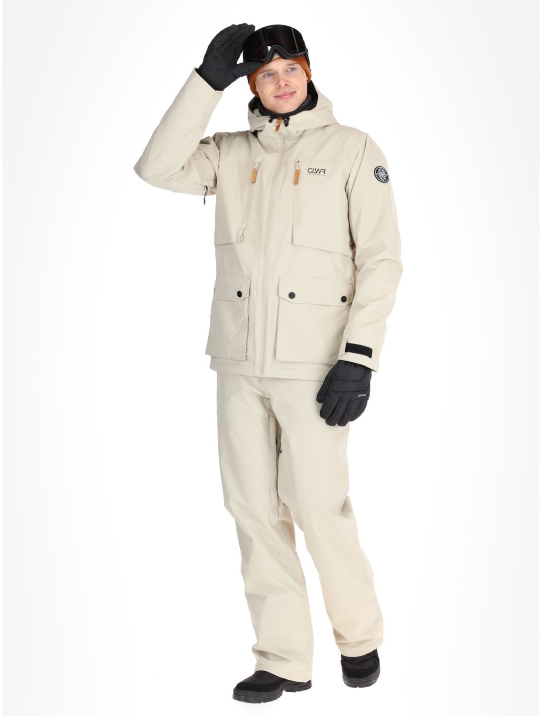 ColourWear, M Falk 2.0 veste de ski hommes Sand beige 