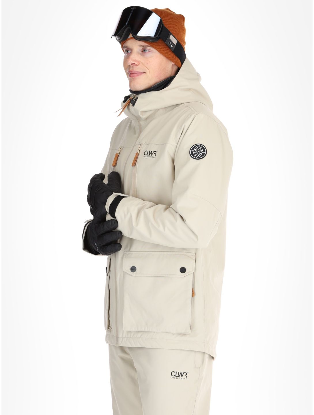 ColourWear, M Falk 2.0 veste de ski hommes Sand beige 