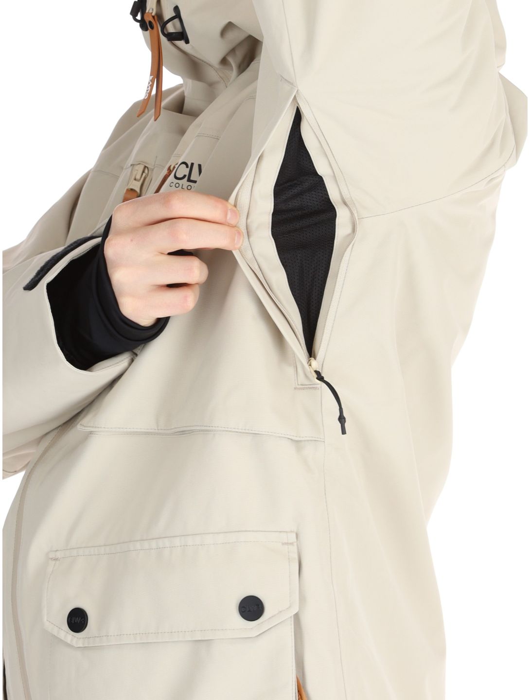 ColourWear, M Falk 2.0 veste de ski hommes Sand beige 