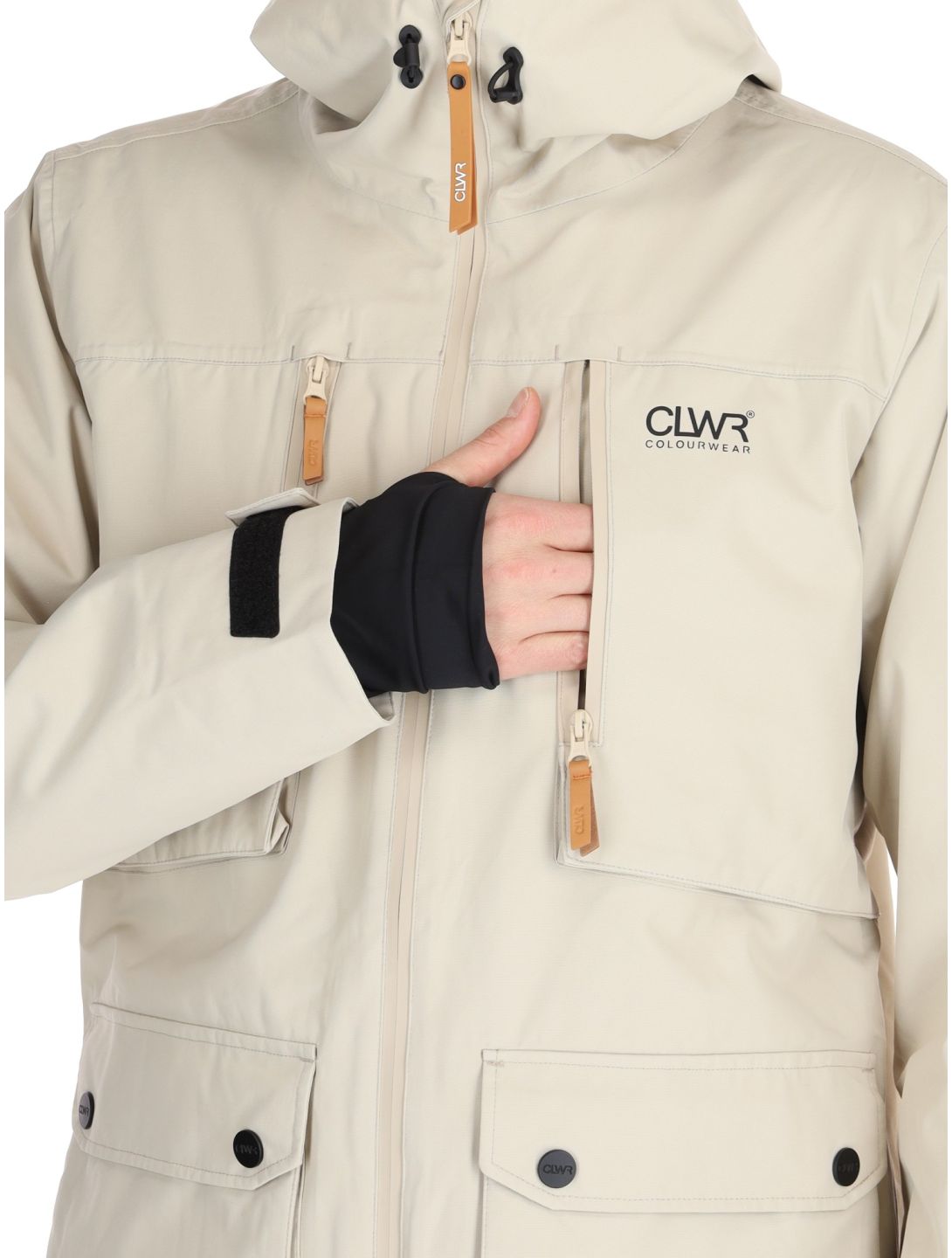 ColourWear, M Falk 2.0 veste de ski hommes Sand beige 