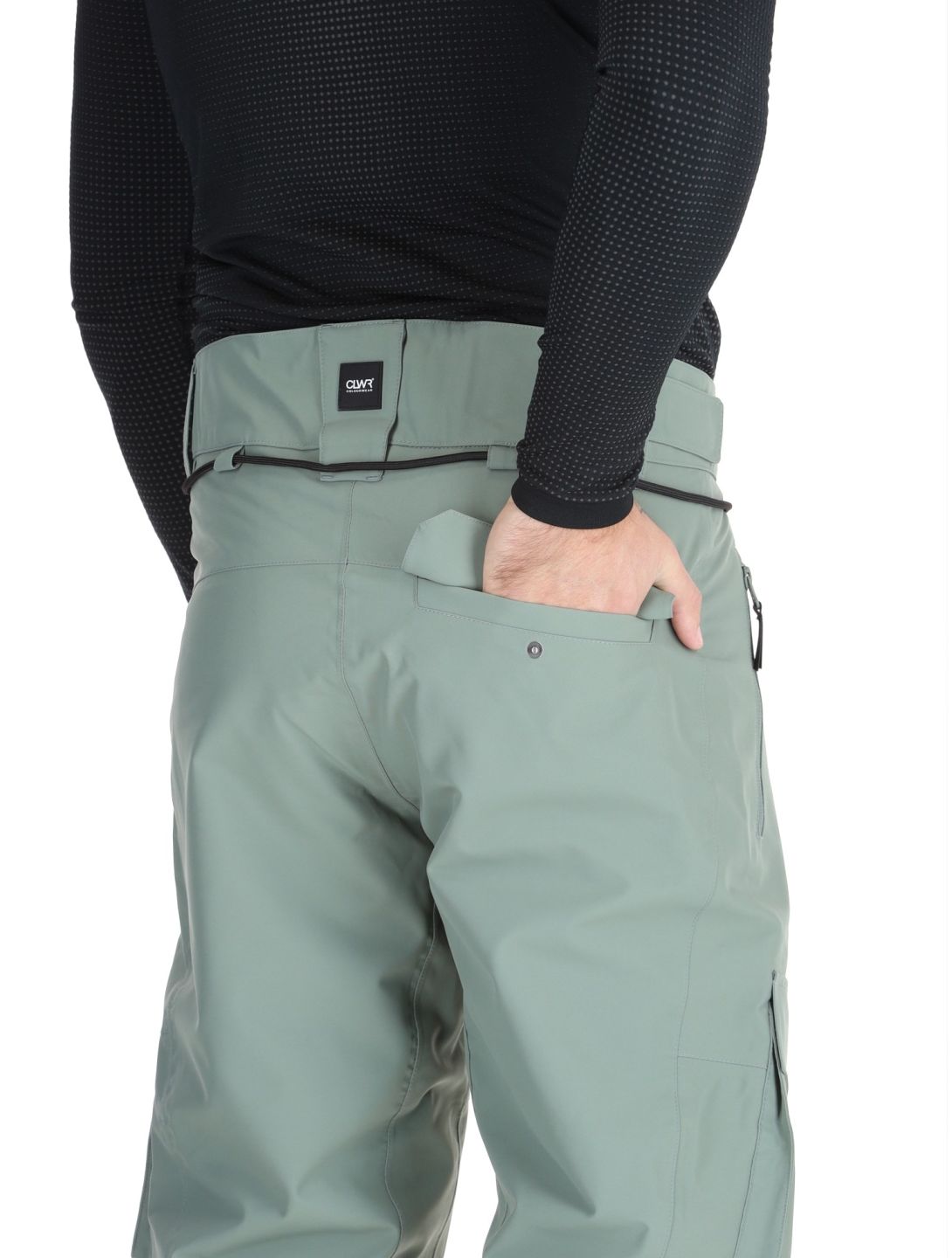 ColourWear, M Flight pantalon de ski hommes Dark Sage vert 