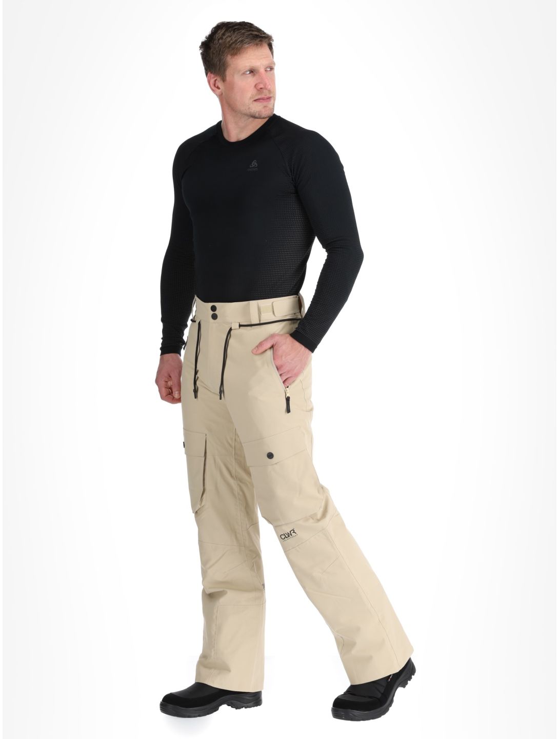 ColourWear, M Flight pantalon de ski hommes Sand beige 