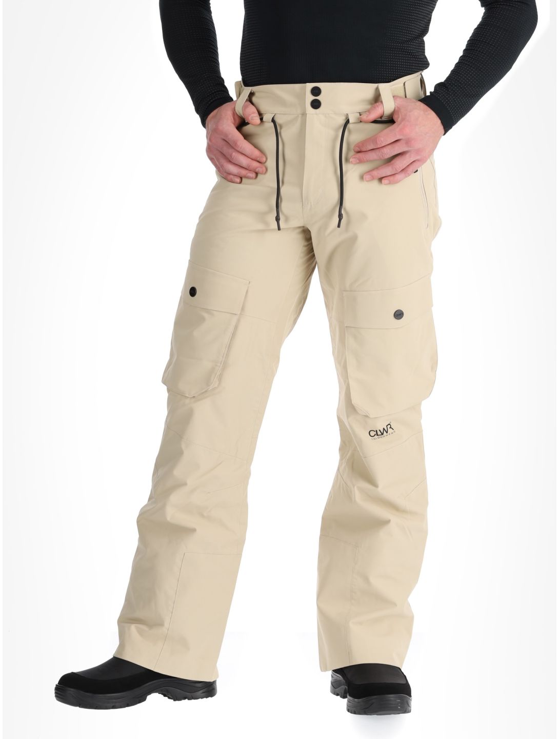 ColourWear, M Flight pantalon de ski hommes Sand beige 