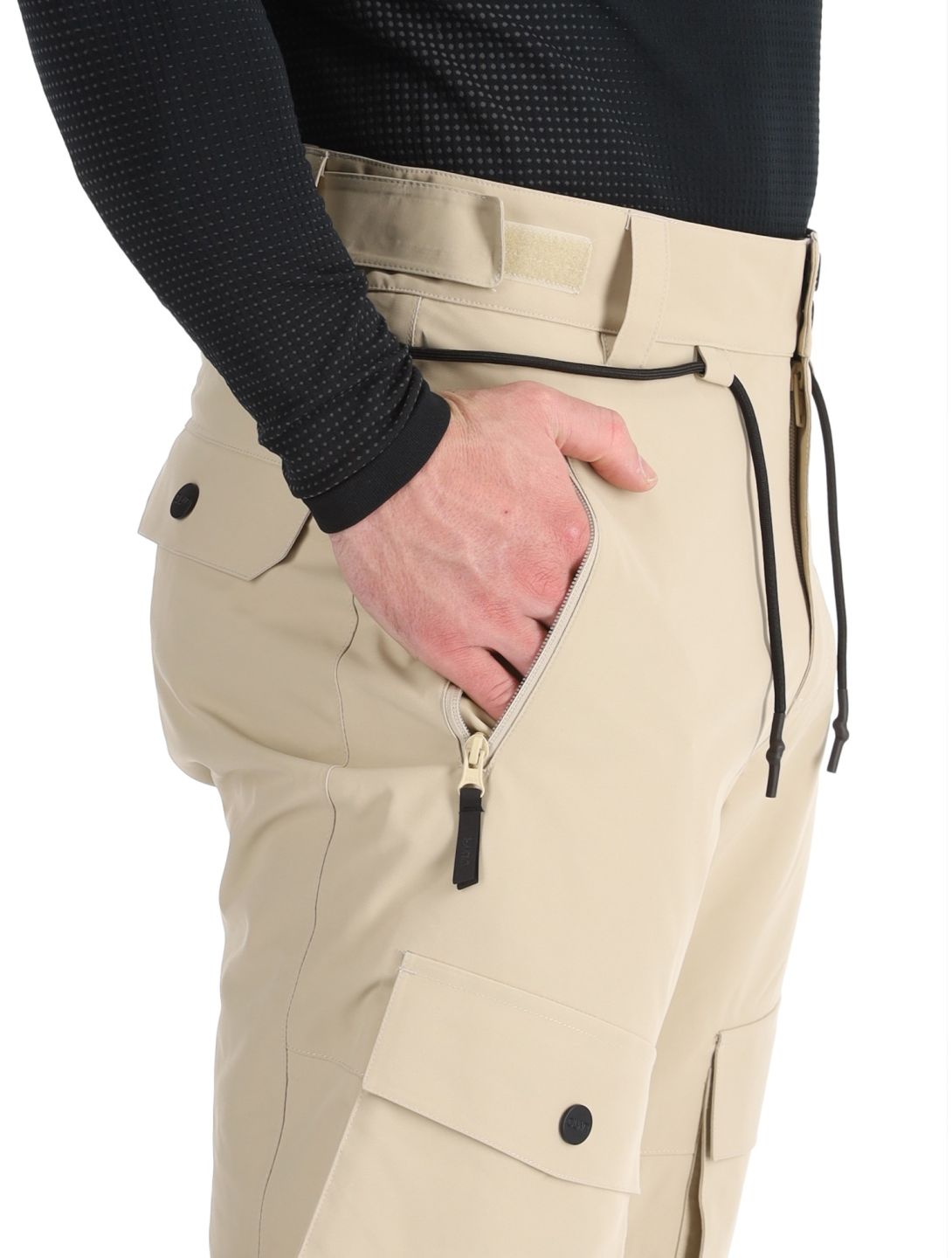 ColourWear, M Flight pantalon de ski hommes Sand beige 