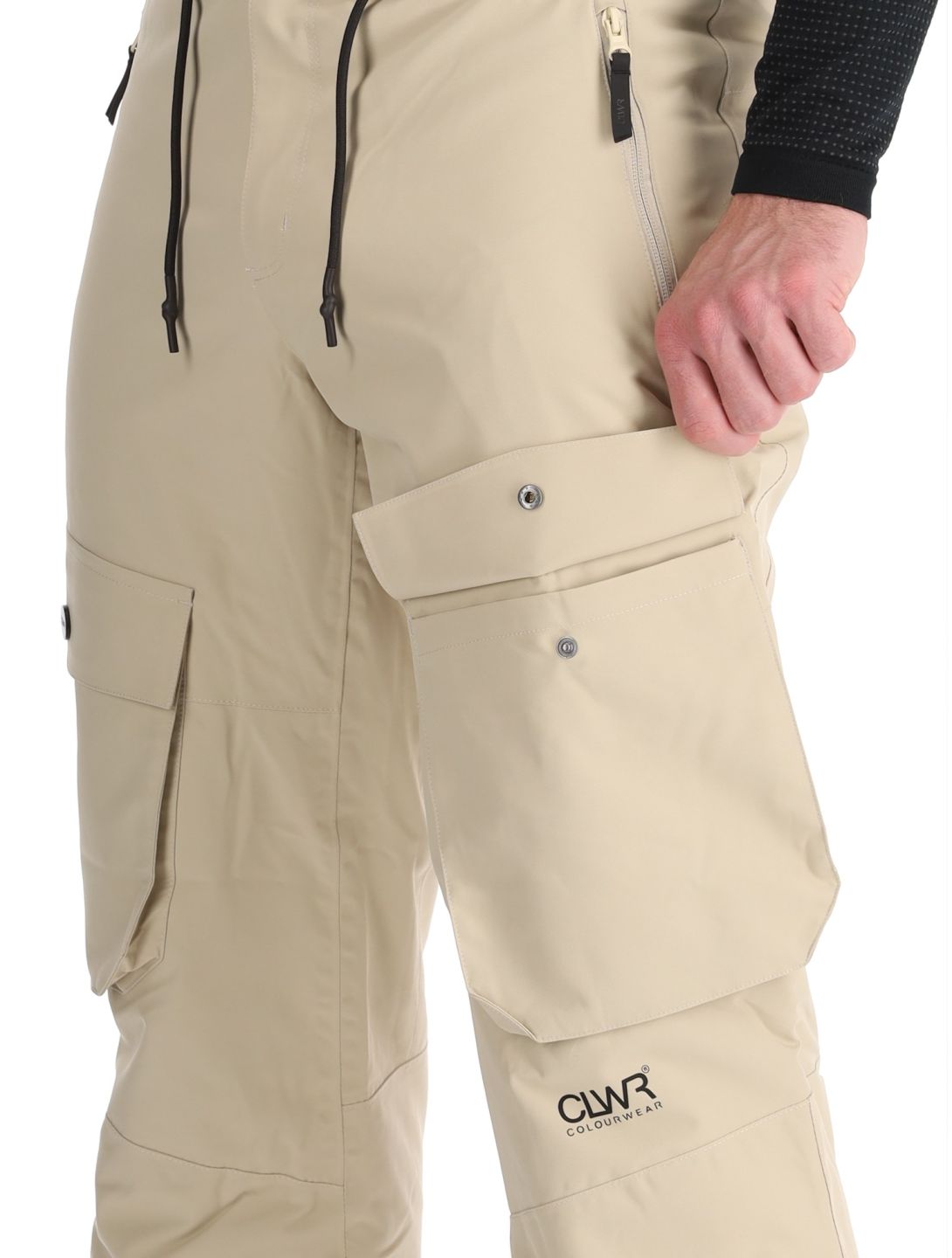 ColourWear, M Flight pantalon de ski hommes Sand beige 