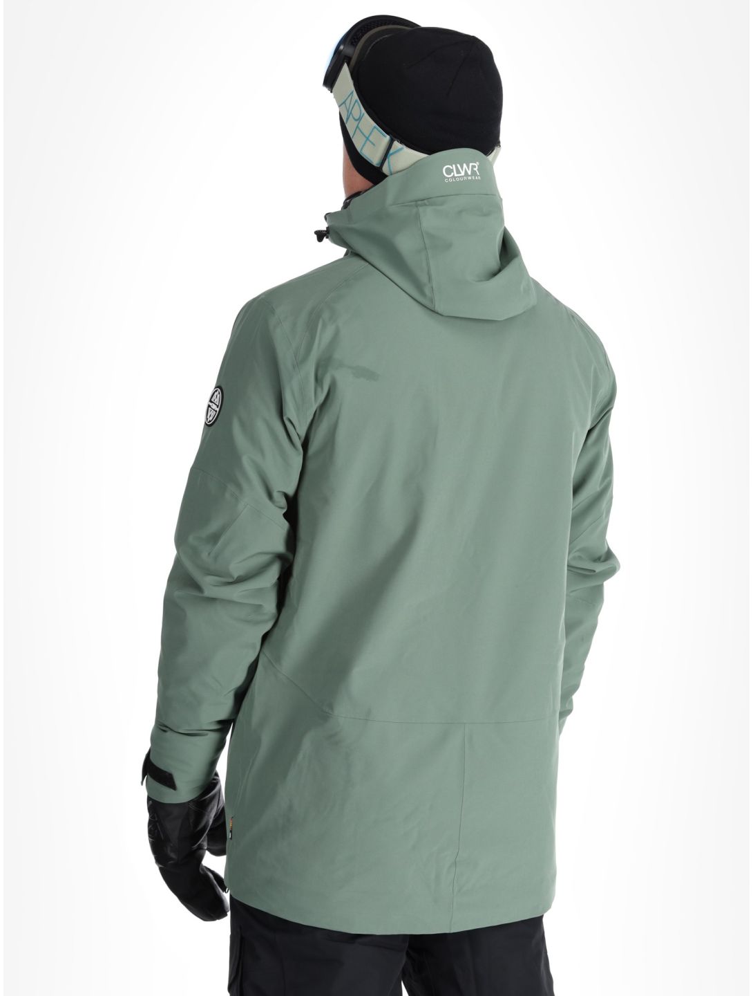 ColourWear, M Foil Anorak veste de ski hommes Dark Sage vert 