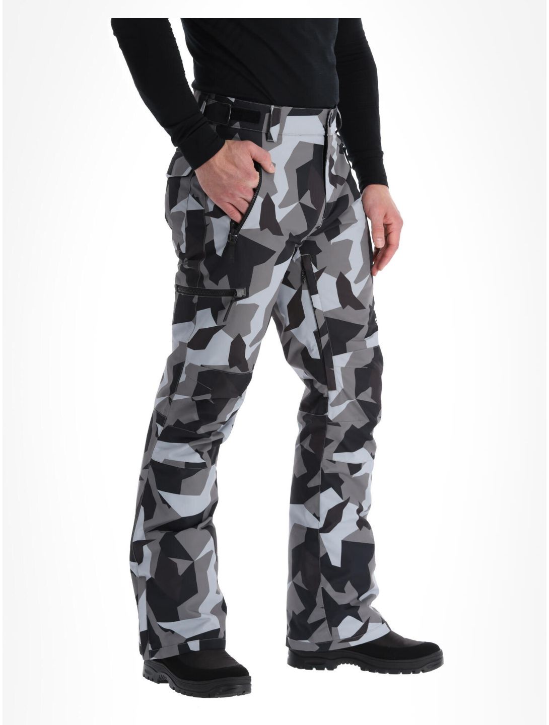 ColourWear, Sharp pantalon de ski hommes Camo Grey gris 