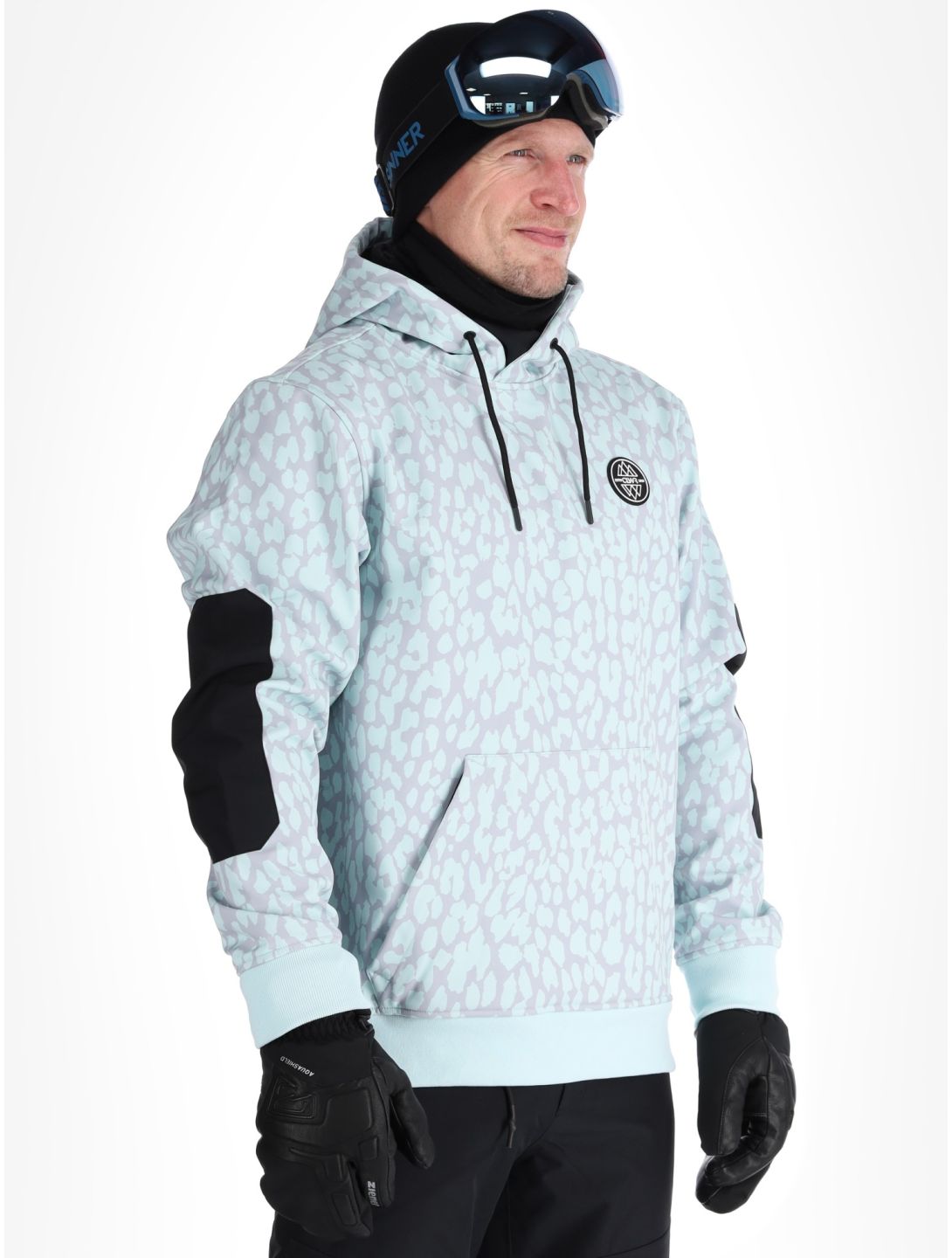 ColourWear, U Est 2010 Hood veste de ski softshell unisexe Leopard violet 