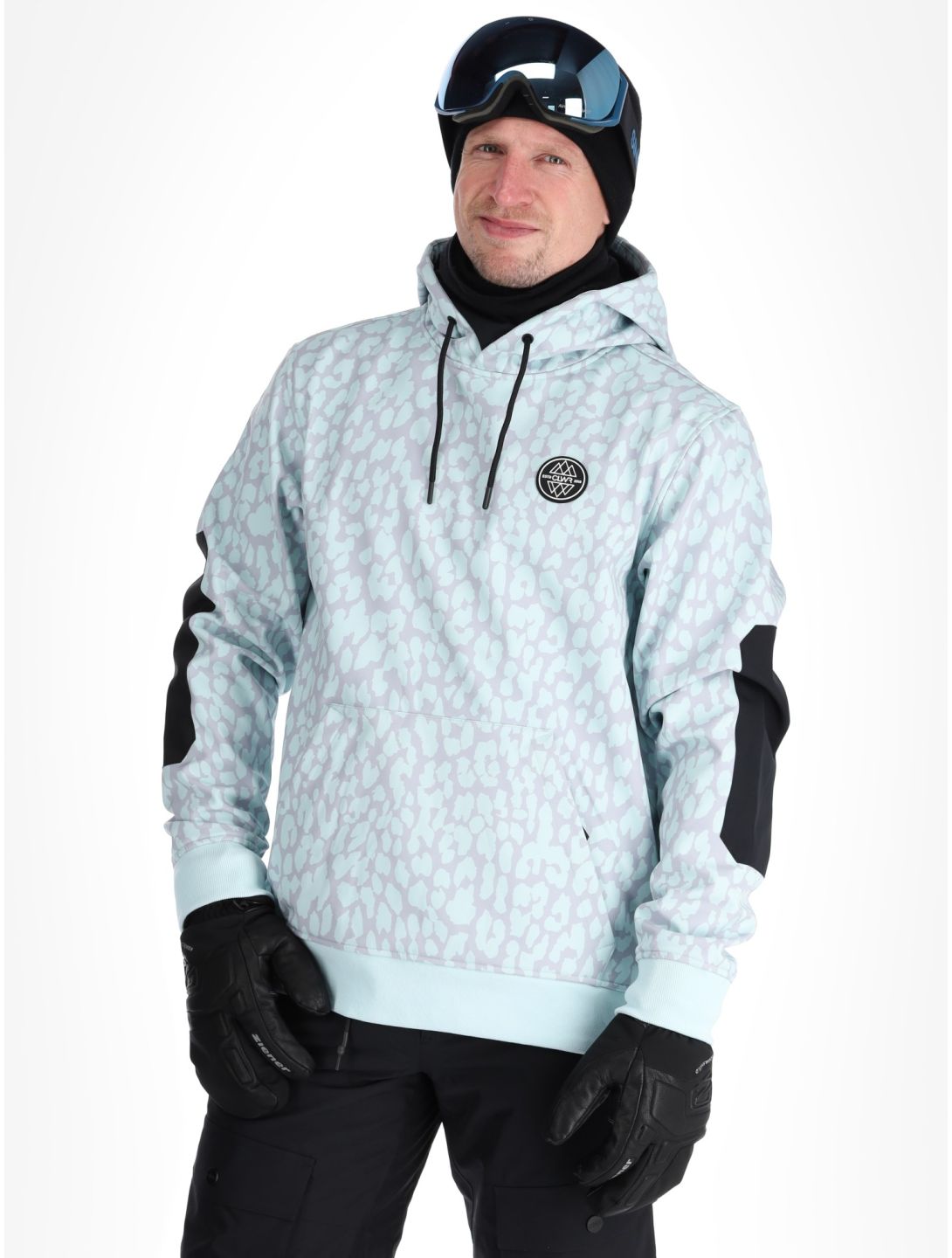 ColourWear, U Est 2010 Hood veste de ski softshell unisexe Leopard violet 