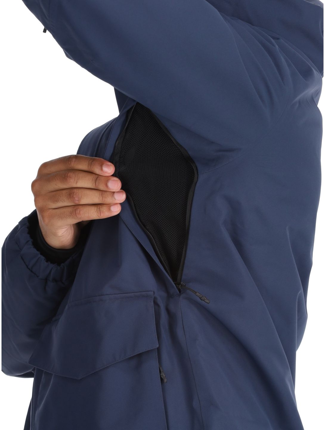 ColourWear, U Mountain Cargo veste de ski unisexe Navy bleu 