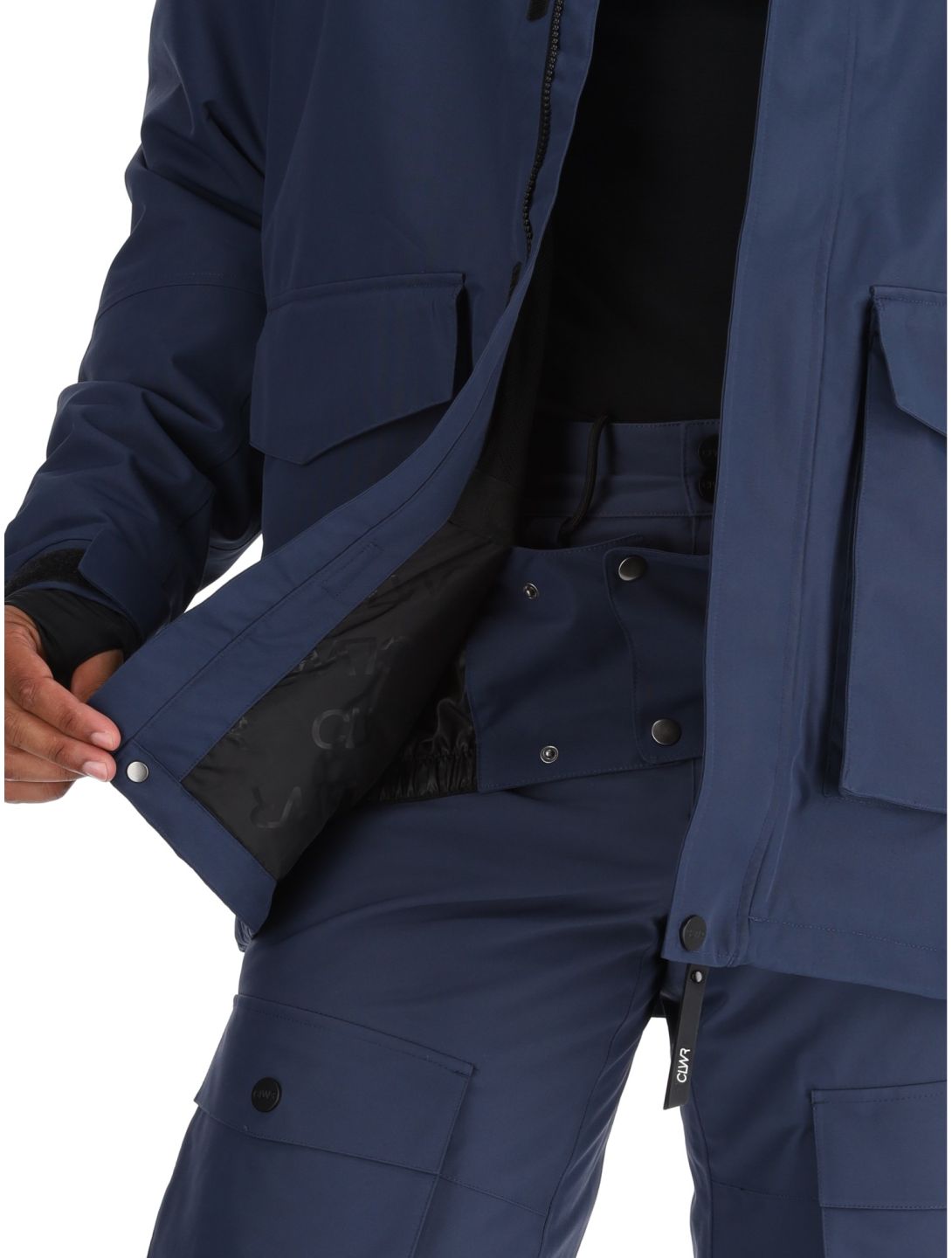 ColourWear, U Mountain Cargo veste de ski unisexe Navy bleu 