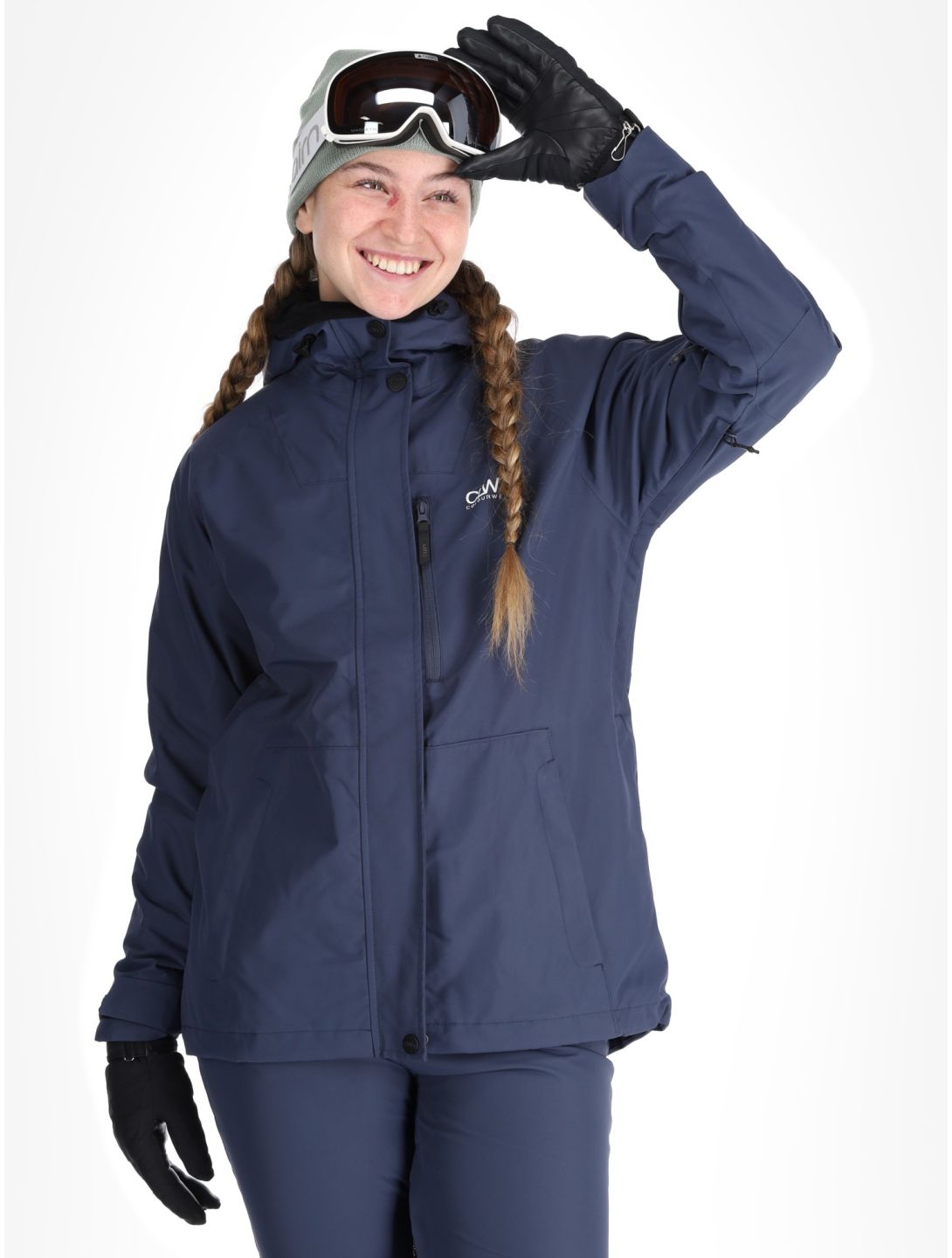 ColourWear, W Macaron veste de ski femmes Navy bleu 