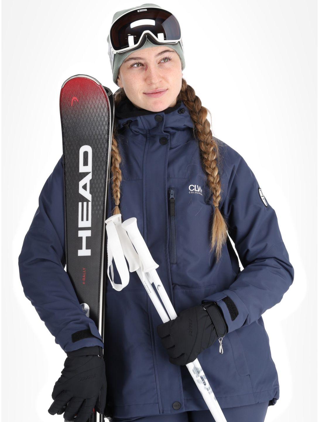 ColourWear, W Macaron veste de ski femmes Navy bleu 