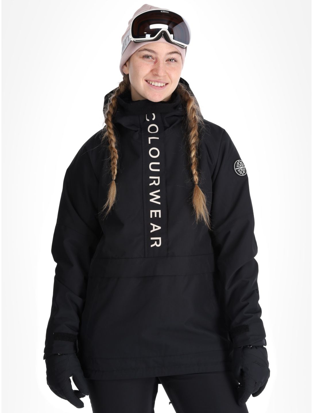 ColourWear, W Signature anorak d'hiver femmes Black noir 