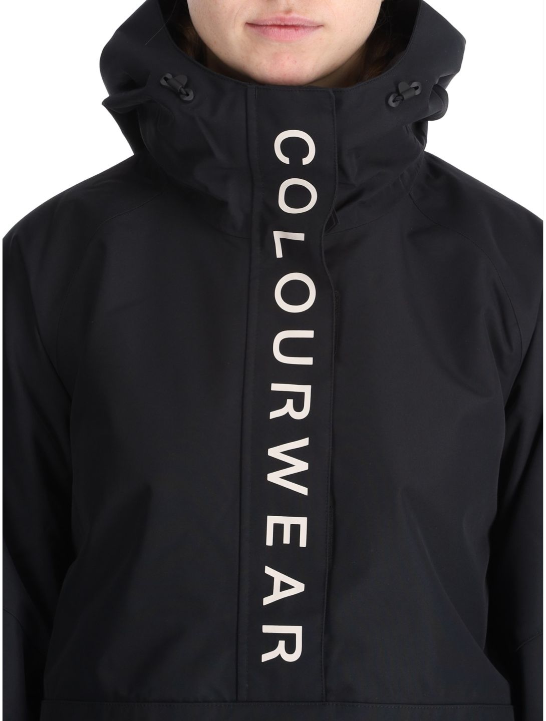 ColourWear, W Signature anorak d'hiver femmes Black noir 