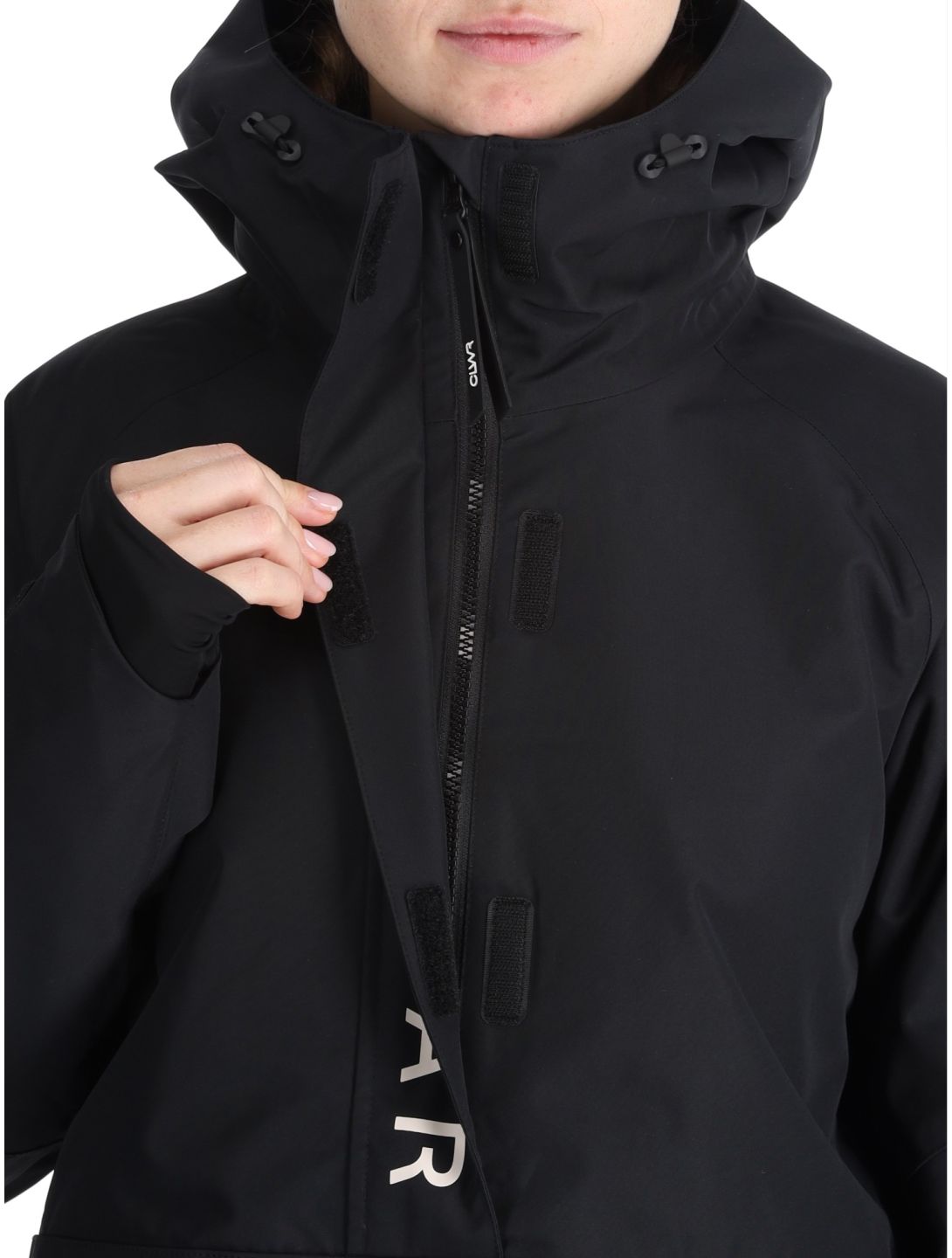 ColourWear, W Signature anorak d'hiver femmes Black noir 