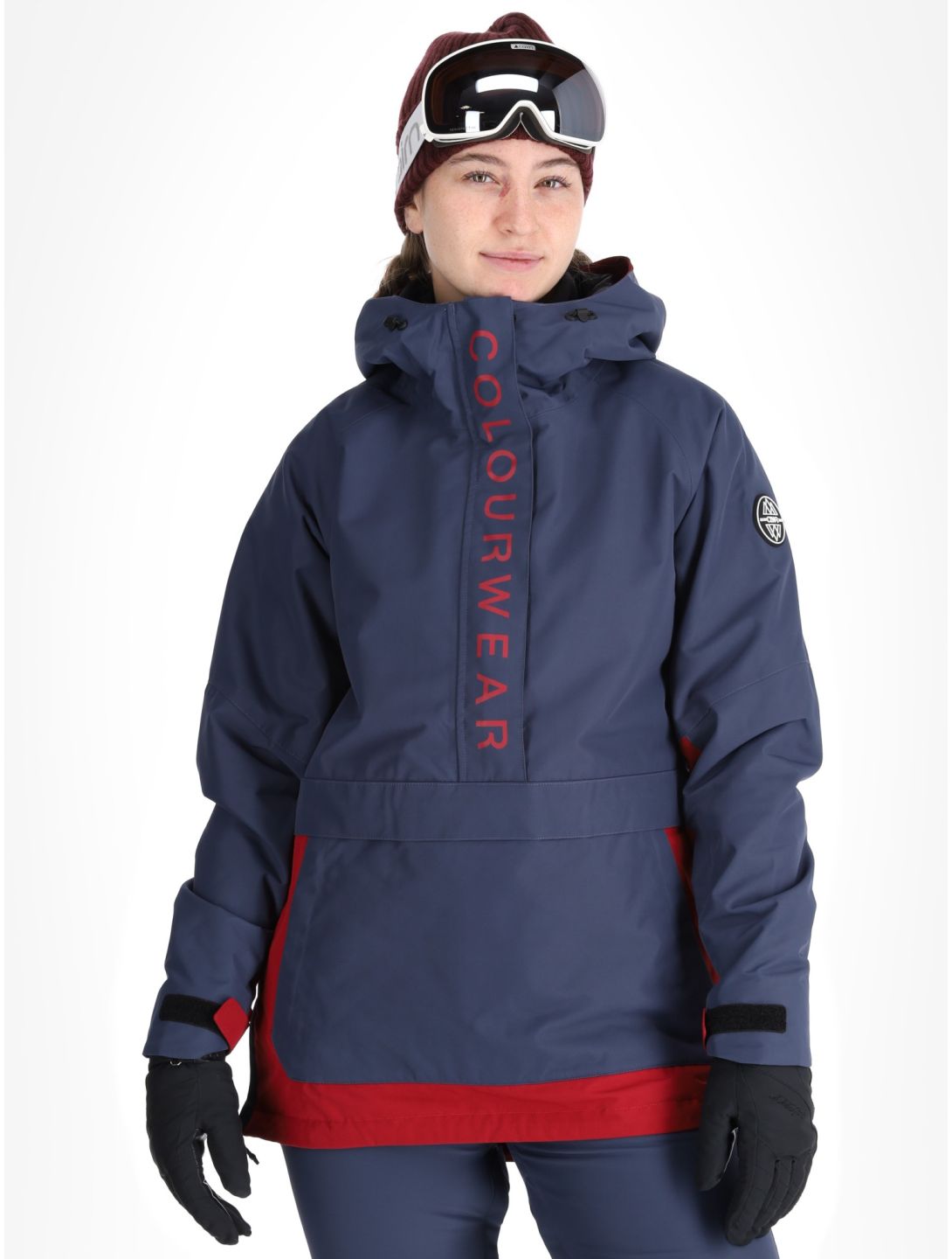 ColourWear, W Signature anorak d'hiver femmes Navy bleu 