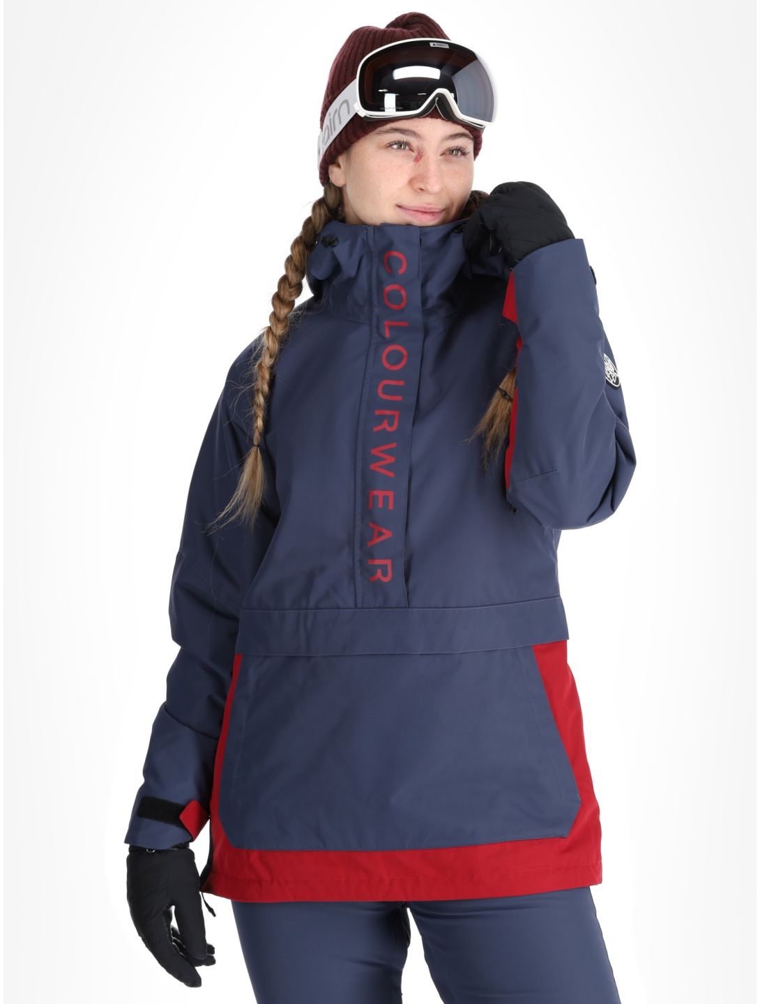 ColourWear, W Signature anorak d'hiver femmes Navy bleu 