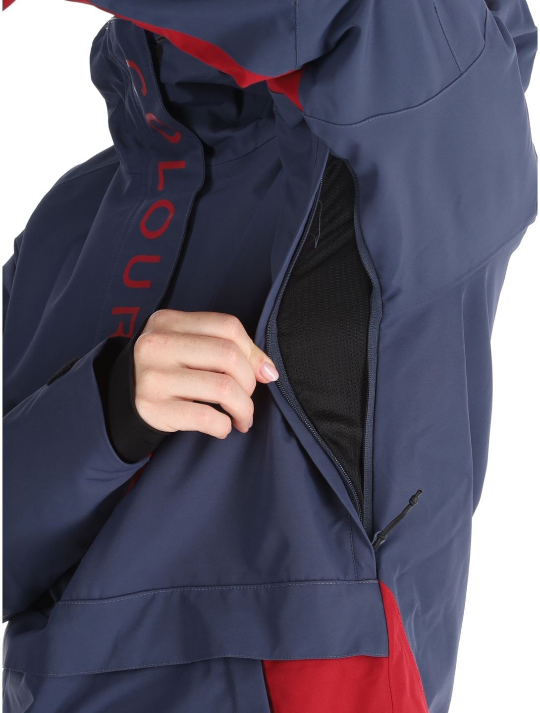 ColourWear, W Signature anorak d'hiver femmes Navy bleu 