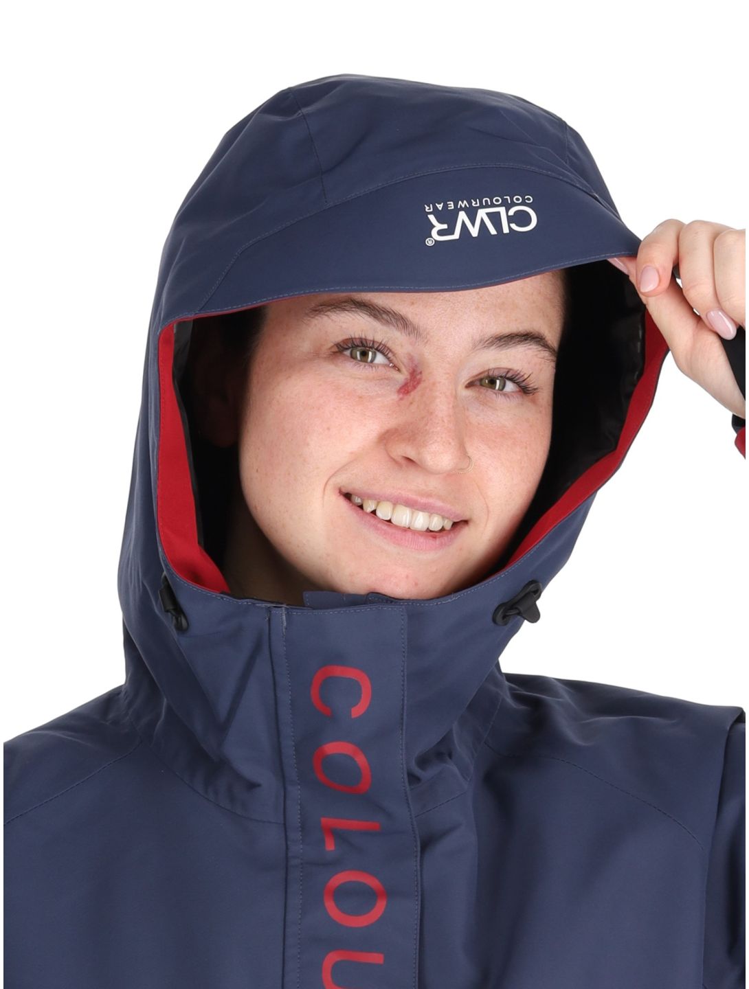 ColourWear, W Signature anorak d'hiver femmes Navy bleu 