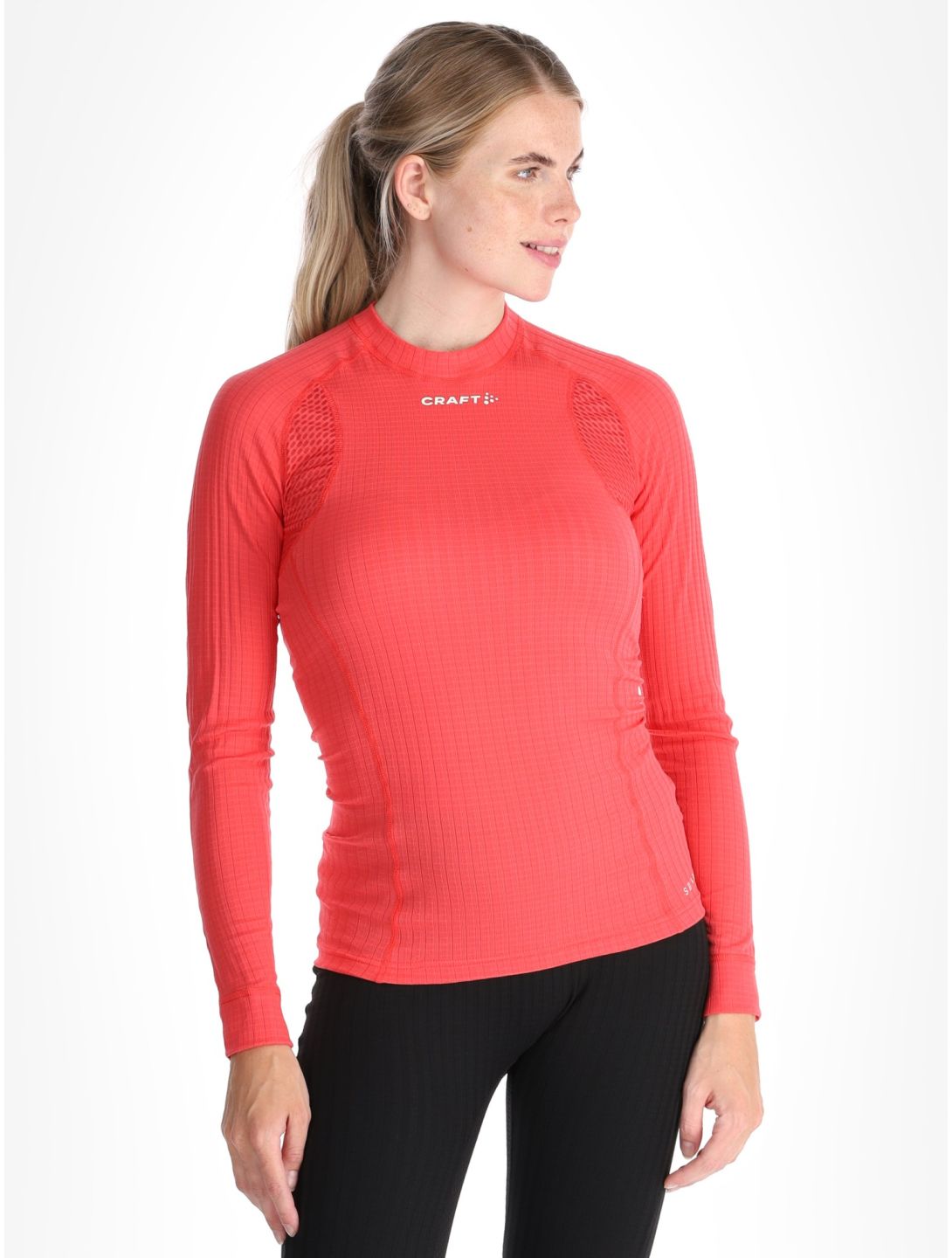 Craft, Active Extreme X Crewneck LS chemise thermo femmes Cheer rouge 