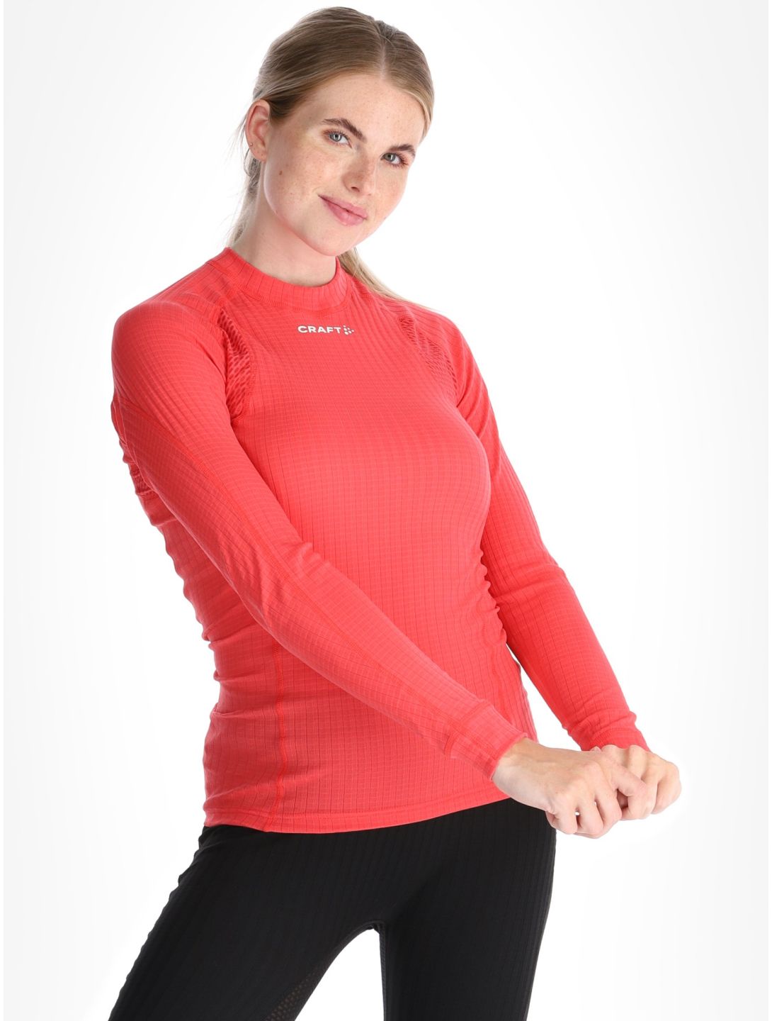 Craft, Active Extreme X Crewneck LS chemise thermo femmes Cheer rouge 