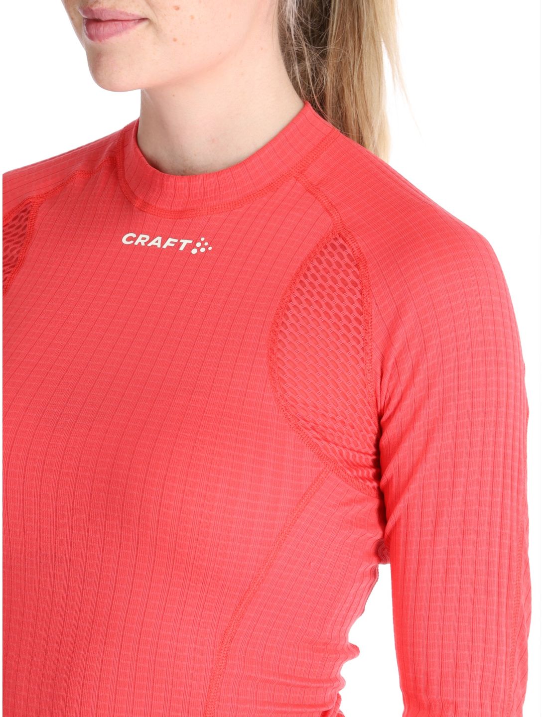 Craft, Active Extreme X Crewneck LS chemise thermo femmes Cheer rouge 